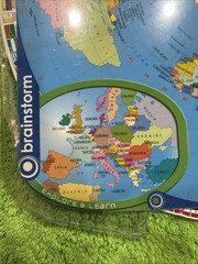 Countries of The World Interactive Geography Fact Finder Map Wheel – Rare Find
