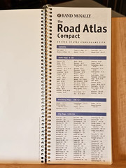 Rand McNally the road atlas Compact U.S. CA Mexico 2000 Spiralbound VG