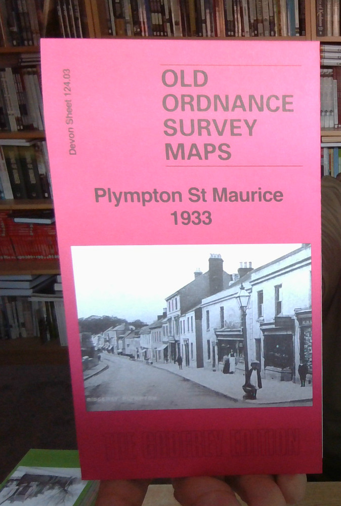 MAP OF Plympton St Maurice 1933 Devon Sheet 124.03 by Richard Oliver NEW