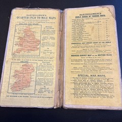 Bartholomew’s 2 Miles an Inch Map Sheet 32 Sussex 1940-50 Cloth Tourist Cyclist