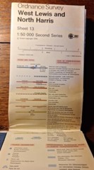 West Lewis & North Harris Ordance Survey Sheet 13 (special library ed) Scotland