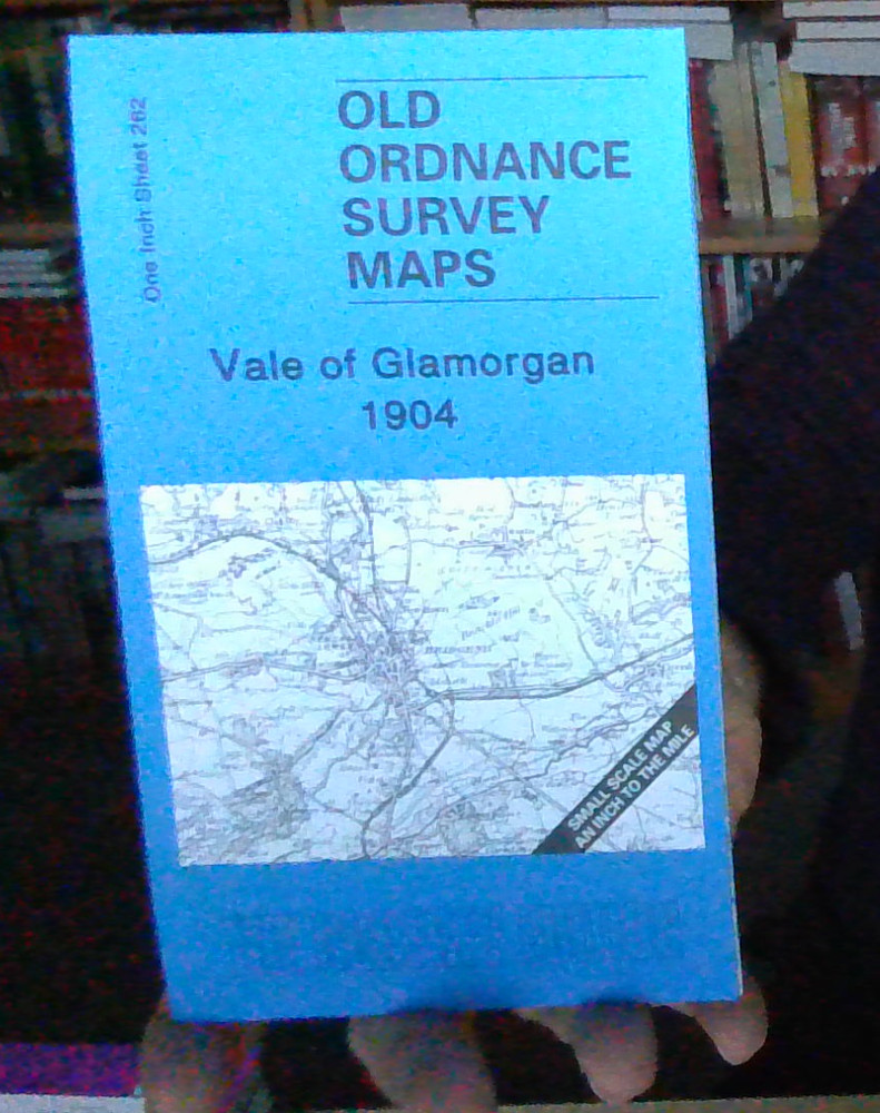 MAP OF Vale of Glamorgan 1904 One Inch sheet 262 by Derrick Pratt NEW