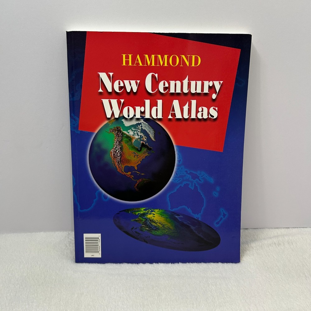 Hammond New Century World Atlas PB Color Maps Geography 2000