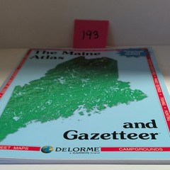 DeLorme Maine Atlas & Gazetteer Campgrounds Topographic Maps
