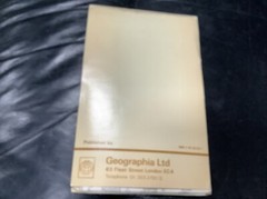 Geographia Large Scale Street Map 🗺️ & Street Index – Nottingham c1980