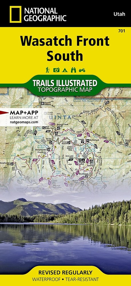 Wasatch Front South Map (National Geographic Trails Illustrated No Results