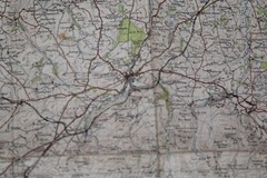 Ordnance Survey – One Inch Cloth Map – Okehampton – Sheet 175 – 1946