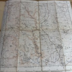 ALSTONEFIELD Ordnance Survey Sheet SK15 1:25,000 1950 National Grid Tissington