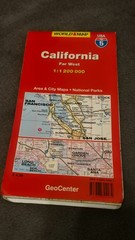 California Far West World Map: GeoCenter Map 5 USA