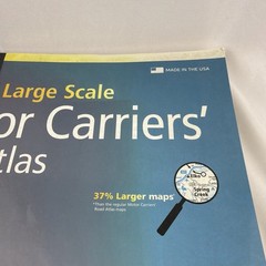Rand McNally Large Scale Motor Carriers Road Atlas Spiral Bound Laminated US