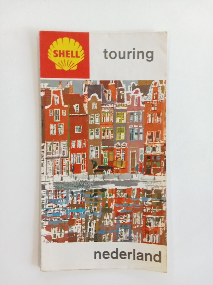 Shell Touring Map: Netherlands. Scale – 1:600,000 (1962).