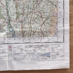 Vintage Ordinance Survey Map Sheet Lake District 1960