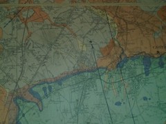 CLOTH DISS RARE Geology/Ordnance Survey South London 1921 Richmond, Chiswick