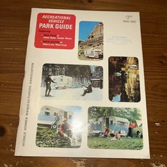 Recreational vehicle park guide 1966 1967 RARE HTF MINT E2