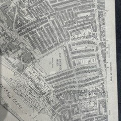 Ordinance Survey 25 Inch To The Mile Large Scale Map 1938. Chiswick. London