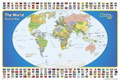 World for Kids, The, Poster Sized, Laminated by National Geog… – 9781597755962