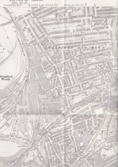 STRATFORD 1893 – Old Ordnance Survey Map – Railway sidings & works