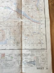 1962 Ordnance Survey One Inch Seventh Series Map 20 Ullapool (incl Ardcharnich )