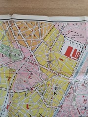 Map of Brussels and Sightseeing (R De Rouck, 1st edition) Pre-1944
