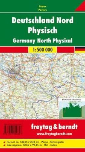 Freytag-Berndt Northern Germany physical 1:500000 (Map) (UK IMPORT)