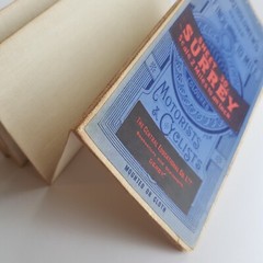 Surrey Bartholomews Ordinance Survey Map foldout Sheet 30 British 1/2″ vintage