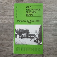 Alan Godfrey Old Ordnance Survey Maps Darlaston King’s Hill & Bescot 1901 Pair