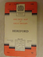 VINTAGE OS Map HEREFORD WELLINGTON WORMSLEY ROSS on WYE KINGSTONE PONTRILAS 1952