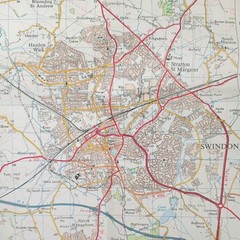 Ordnance Survey First Series Map, Sheet 173: Swindon & Devizes (1974).