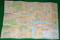 London Mini Map – Bensons Map Guides – Folding Map 2006 – Full Colour