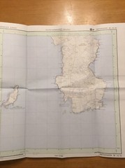 1987 Ordnance Survey Pathfinder Map 38 ND48 South Ronaldsay ( Orkney Islands )