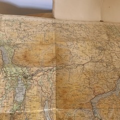 Ordnance Survey Map The Lake District One Inch Cloth 1948