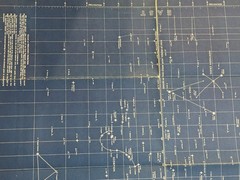 Antique Francis Chichester Star Chart Astrology Large Star Maps X2