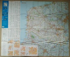 Michelin Map 4062: Pas-de-Calais, Scale – 1:150 000, 1cm=1.5km (1999).