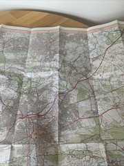 Explorer 145 Guildford & Farnham Godalming Farnborough Map 1998 Ordnance Survey