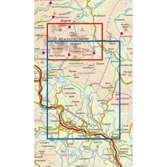 Norway Rondane South Nordeca map 2521 walking hiking ski-trail 1:50K