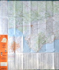 Michelin Map 446: Andalucia, Costa del Sol • Scale – 1:400 000, 1cm: 4km (1997).