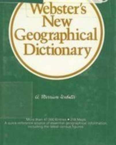 Webster’s new geographical – Hardcover, by Merriam-Webster Staff – Acceptable j