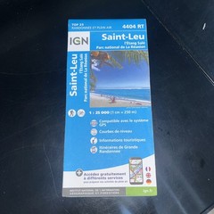 IGN – Top 25 Rando et plein air – La Reunion – 4404 RT – Saint Leu 1:25 000