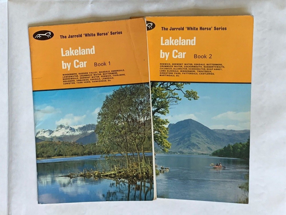 Lakeland by Car, Book 1 & 2, 2 Paperbacks, Jarrold White Horse Series