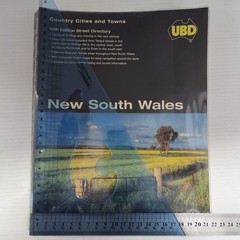 UBD NSW Street Directory Country Cities and Towns 13th Edition 2000