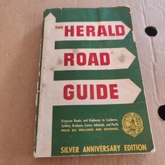 HERALD ROAD GUIDE BOOK Silver Anniversary Edition 1950s Era Victoria Australia