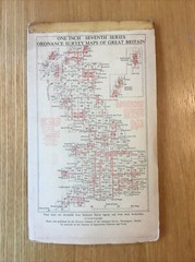 1961 Ordnance Survey One Inch Seventh Series Map 89 Lancaster and Kendal