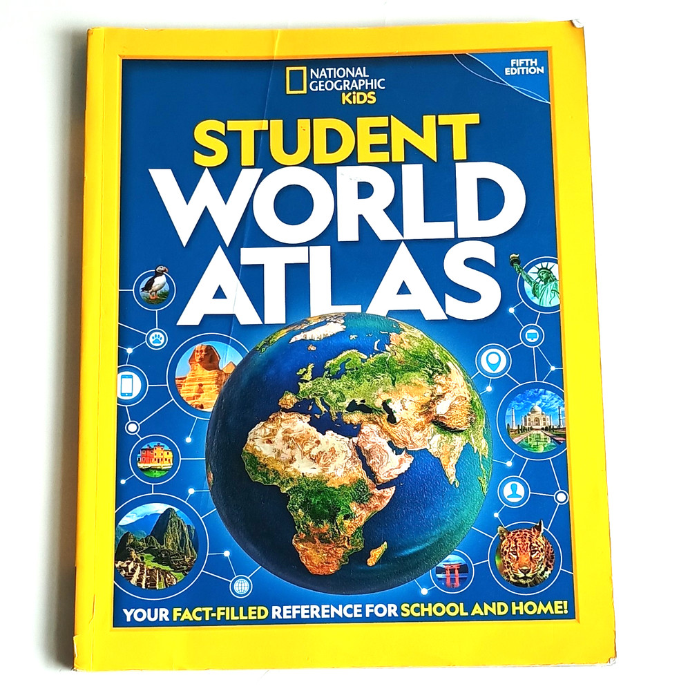 National Geographic Kids Student World Atlas 5th Ed Paperback World – Good