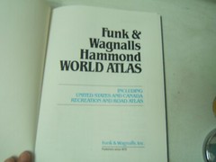 Funk & Wagnalls Hammond World Atlas 1988 in Color Clean copy
