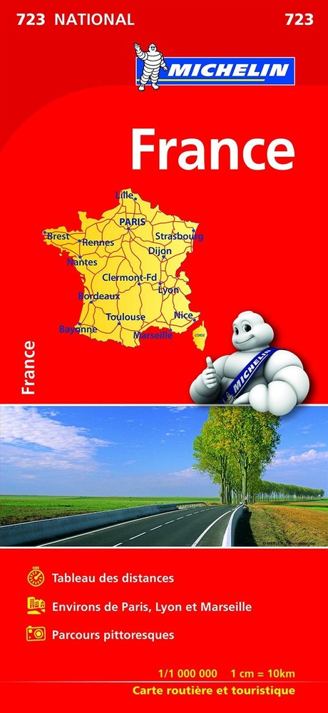 France (booklet format) – Michelin National Map 723