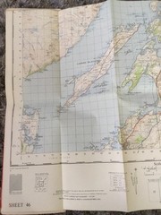 1963 Ordnance Survey One Inch Map 46 Loch Linnhe (incl Creagan, Corran, Glenure)