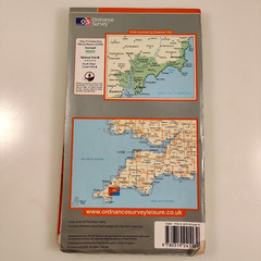 2009 Ordnance Survey Explorer Map 105 Falmouth and Mevagissey – Truro & St Mawes