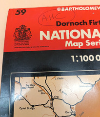 Bartholomew 59 Dornoch Firth National Map Series 1:100 000