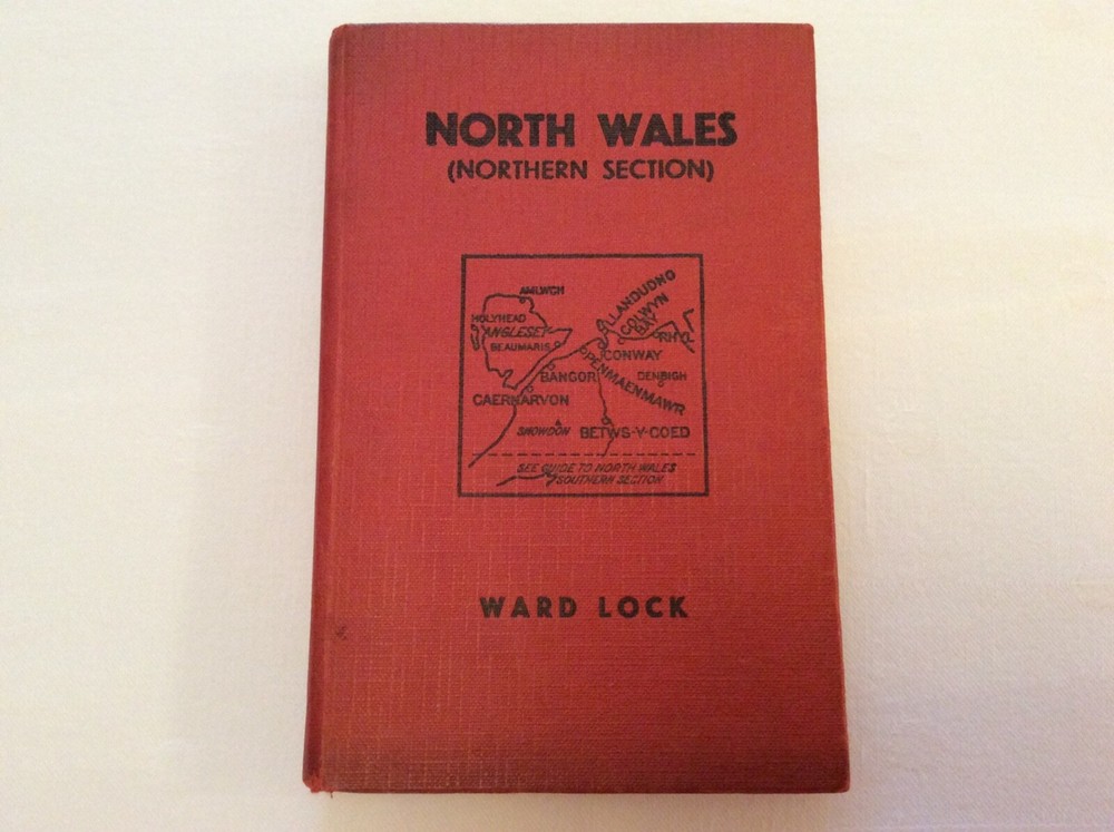 Vintage Ward Lock red guide to North Wales Northern Section