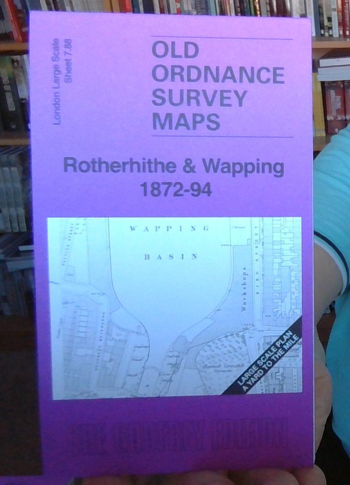MAP OF ROTHERHITHE & WAPPING 1872-94 LONDON LARGE SCALE SHEET 7.88 NEW